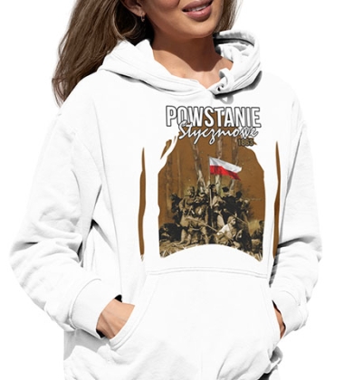 BLUZA DAMSKA Z KAPTUREM POWSTANIE STYCZNIOWE